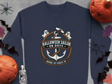 Halloween Sailor On Duty Anchor Set Spirits Up Graphic Nautical Ghost Crewneck Sweatshirts thumbnail 9