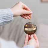 All Booked for Christmas Ornament, Book Lover Christmas Ornament, Bookish Holiday Decor, Cozy Reader Gift, Librarian Book Club Gift thumbnail 9