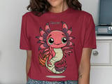 Cancer Zodiac Axolotl Graphic Tee thumbnail 12