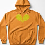 Pickleball Gildan Fleece Hoodie, Crossed Neon Pickleballs Paddle Graphic, Court Pullover thumbnail 9