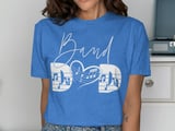 Band Dad Font and Back Graphic Tee thumbnail 11