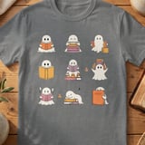 Cozy Reading Ghosts Tee thumbnail 8