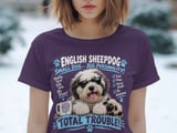 English Sheepdog Total Trouble Tee thumbnail 6