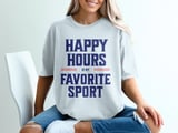 Happy Hours Is My Favorite Sport Tee thumbnail 8