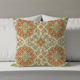 Moroccan Tile Pillow Case, Spanish Pattern Pillow Cover, Mediterranean Floral Cushion Cover, Vintage Boho Home Decor Accent Pillow thumbnail 8