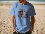 Knee Surgery T Shirt, Airport Alarm Funny, Metal Detector Joke Tee, Joint Replacement Recovery Gift, Operation Humor T-Shirt, Travel Humor thumbnail 6