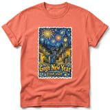Gogh New Year ~ Comfort Colors Premium Tee thumbnail 4