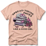 Spread Those Pages Like A Good Girl Tee thumbnail 21