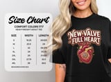 New Valve Full Heart T-Shirt: Anatomical Gear Design, Heart Surgery Recovery, Cardiac Survivor thumbnail 7
