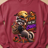 Randy the Raccoon Halloween Candy Sweatshirt thumbnail 3