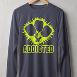 Pickleball Sport-Tek Long Sleeve Tee, Addicted, Sun Shield Shirt thumbnail 5