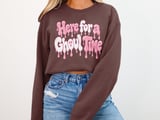 Here for a Ghoul Time Tee or Sweatshirt thumbnail 12