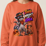 Randy the Raccoon Halloween Sweatshirt thumbnail 17