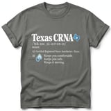 Texas CRNA Definition Tee thumbnail 8