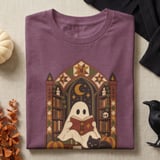 Cozy Reading Ghost Tee or Sweatshirt thumbnail 19