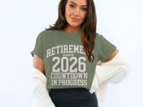 Retirement Class of 2026 Countdown T-Shirt thumbnail 4