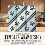 Nautical Paw Print Digital Design Size Bundle Png thumbnail 1