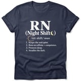 RN Night Shift Definition Tee thumbnail 4