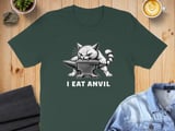 I Eat Anvil absurd brain rot Cat Tee thumbnail 4