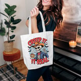 Creep It Real Skeleton Tote Bag thumbnail 5