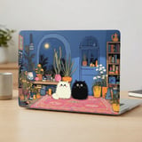 Fluffy Cats Night Room MacBook Case thumbnail 4
