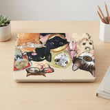 Funny Meme Cats MacBook Case thumbnail 3
