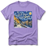 Let It Snow, Let Gogh ~ Comfort Colors Premium Tee thumbnail 6