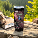 20oz Skinny Tumbler with Straw, Rhino Gamer Tumbler, VR Gaming Cup, Video Game Gift for Boys and Teens thumbnail 5
