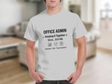 Office Admin Keeping It Together Tee thumbnail 3
