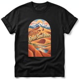 Gogh Great Sand Dunes ~ Comfort Colors Premium Tee thumbnail 1