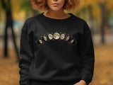 Celestial Moon Phases Sweatshirt thumbnail 4