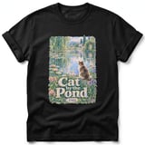Cat by the Pond ~ Comfort Colors Premium Tee thumbnail 1
