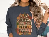 Booked for Fall Tee or Sweatshirt, Faux Patchwork Design thumbnail 2