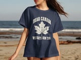 Dear Canada We Hate Him Too Tee thumbnail 5