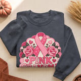 Pink Grandma Breast Cancer Tee thumbnail 7