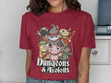 Dungeons & Axolotls RPG Crew T-Shirt thumbnail 12