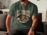 My Therapist Has Four Legs Dog Lover T-Shirt, Rescue Dog Parent Gift, Retro Pet Owner Tee, Animal Lover Shirt thumbnail 6