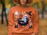 Spa Ghost T-Shirt, Halloween T-Shirt, Relaxing Ghost, Spooky T-Shirt, Funny Halloween, Witch Hat T-Shirt, Cute Ghost T-Shirt thumbnail 2