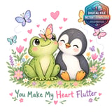 You Make My Heart Flutter Clipart thumbnail 1