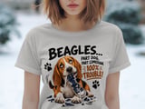 Beagles 100% Trouble Tee thumbnail 4