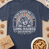 Longhaired Dachshund Club Retro Tee thumbnail 2