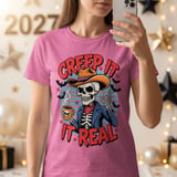Creep It Real Cowboy Skeleton Tee thumbnail 6