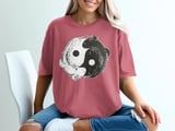 Axolotl Yin Yang Balance T-Shirt thumbnail 5