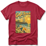 Gogh Beach ~ Comfort Colors Premium Tee thumbnail 2