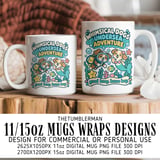 Whimsical Dogs Undersea Adventure Mug Design thumbnail 1
