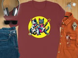 Cute Cats with Electric Guitars, Animal Lover T-Shirt, Rock Band Cats Tee, Cool Graphic Cat Music T-Shirt, rock and roll thumbnail 5