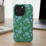 Blue Hydrangea MagSafe® Phone Case thumbnail 1