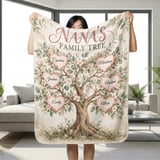 Nana's Family Tree Blanket thumbnail 2
