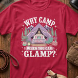 Why Glamp? Cozy Tent Tee thumbnail 4