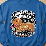 Gingerbread Weiner Merry & Short Tee thumbnail 7